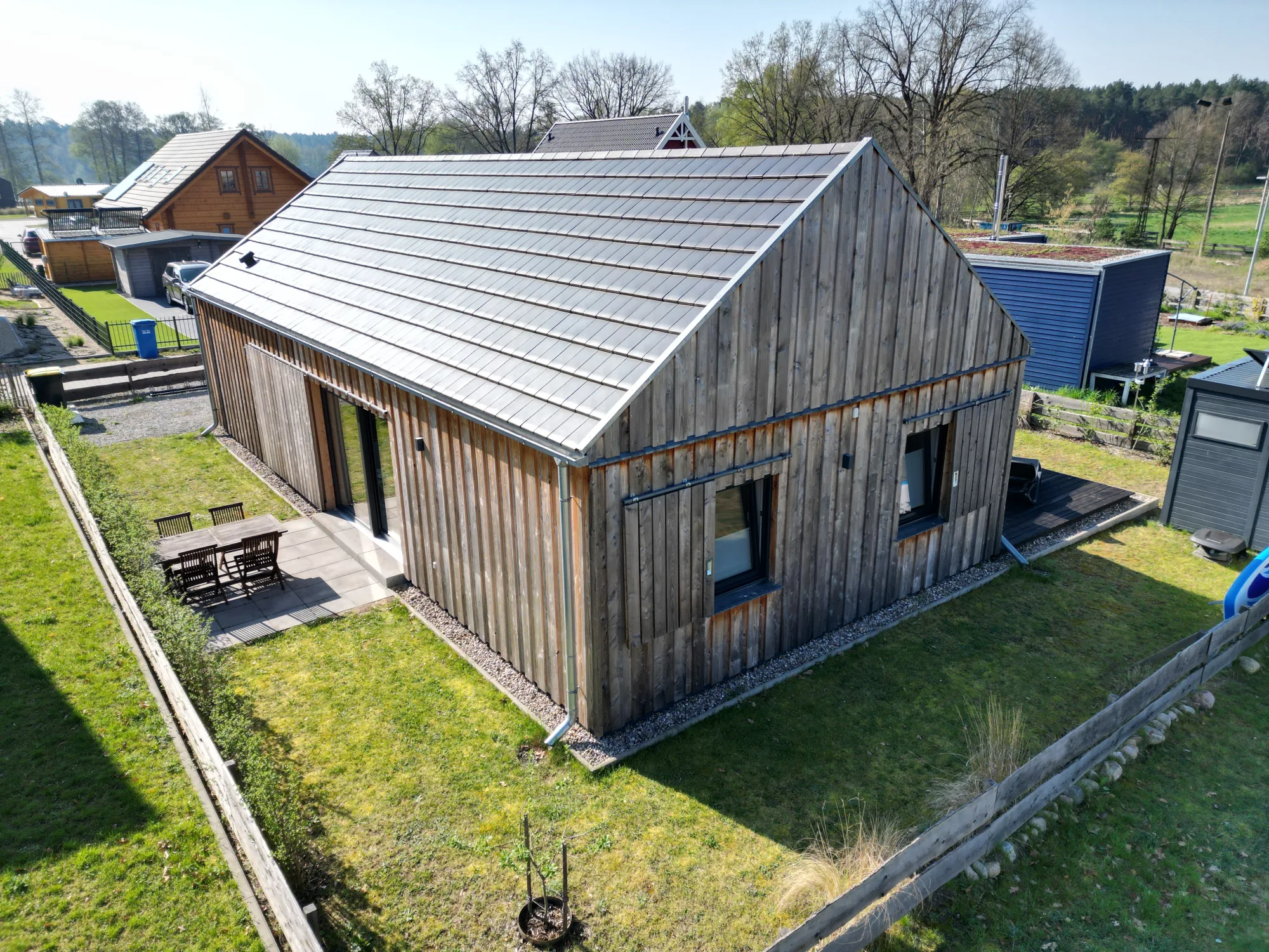 Rückansicht Ferienhaus